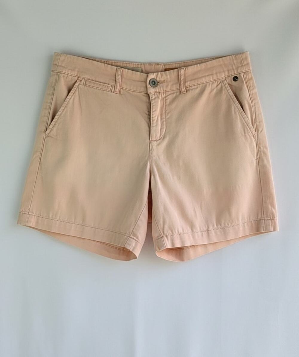 PILCRO AND THE LETTERPRESS Hyphen Fit Soft Pink Chino Shorts Women's Size 28